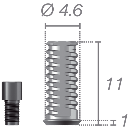 Chape temporaire pour pilier Plural + vis pas cheres