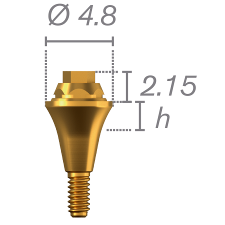 Pilier Tétra droit + vis prix pour 