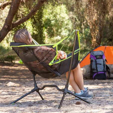 Chaise de camping pliante Kamprock InnovaGoods la colonne vertébrale