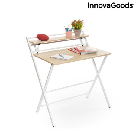 Bureau Pliable avec Étagère InnovaGoods Tablezy (Reconditionné B) prix