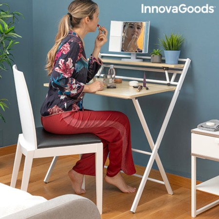 Bureau Pliable avec Étagère InnovaGoods Tablezy (Reconditionné B) prix