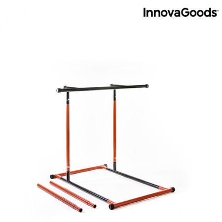 Barre de traction InnovaGoods IG811464 Acier Orange/Noir (Reconditionné C) les muscles