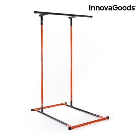 Barre de traction InnovaGoods IG811464 Acier Orange/Noir (Reconditionné C) les muscles