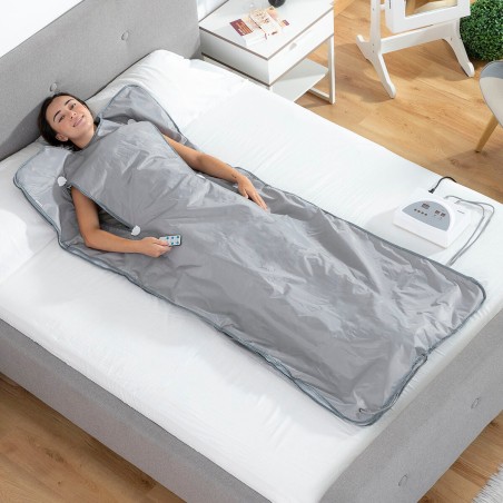 Couverture de Sauna à Chaleur Infrarouge Lointain Bedna InnovaGoods Gris (Reconditionné B) destockage