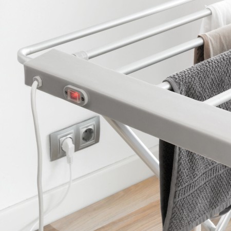 Corde à linge électrique pliante InnovaGoods 6 Barres Gris (Reconditionné A) votre restaurant rapide dans 