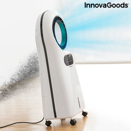 Climatiseur d'Évaporation Ioniseur Sans Lame avec LED InnovaGoods O·Cool 90W (Reconditionné B) le des métaux précieux