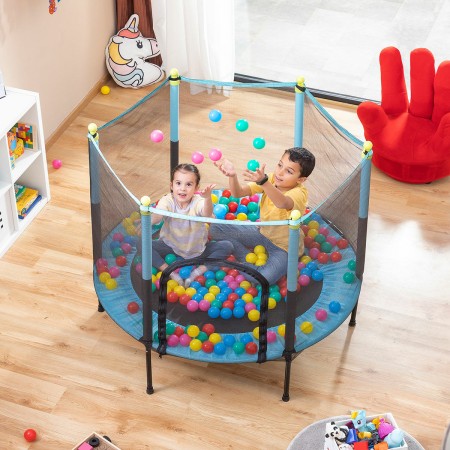 Trampoline pour Enfants avec Filet de Sécurité Kidine InnovaGoods (Reconditionné C) le concept de la Pate a emporter 