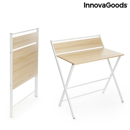 Bureau Pliable avec Étagère InnovaGoods Tablezy (Reconditionné A) Le MVP de beaucoup