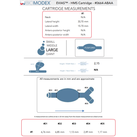 EVIAS-HMS-Cartridge- 0664 pas cher